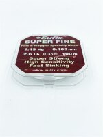 Sufix Super Fine Match Schnur 0,10mm / 1,19Kg / 100m...