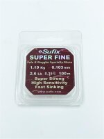 Sufix Super Fine Match Schnur 0,10mm / 1,19Kg / 100m Matchschnur Monofilschnur