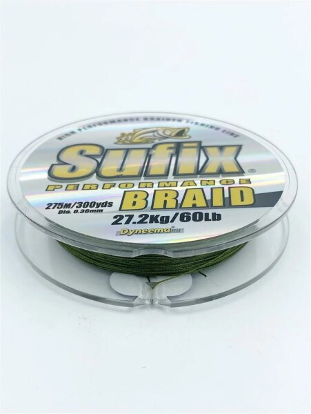 Sufix Performance Braid gr&uuml;n 0,36mm 27,2 Kg 275m