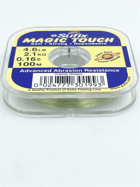 Sufix Magic Touch Schnur 0,16mm / 2,10Kg - 100m Vorfachschnur