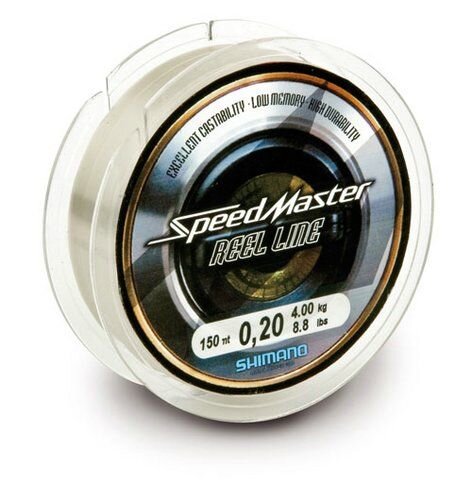 Shimano SpeedMaster Schnur 0,20mm 4,00kg 2420m Monofile Schnur