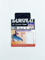 Daiwa SAMURAI Rotaugenhaken silber Gr.20 10 St&uuml;ck...