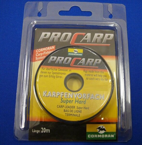 Pro Carp SuperHard Karpfen Monofilvorfach 0,45mm 10,9Kg 20m