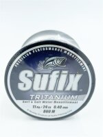 Sufix Tritanium Clear 0,40mm 11,0Kg 860m Monofile Schnur