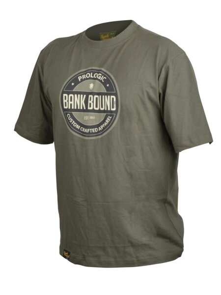 Prologic Bank Bound Badge Tee T-Shirt Shirt Green