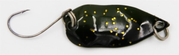 EFT Trout Splash Spoon 2,5g olive black gold-glitter Forellenk&ouml;der