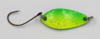 EFT Trout Sailor Spoon 2,5g green yellow glitter...