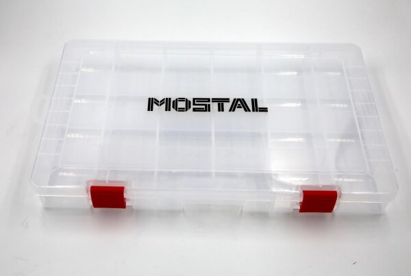 Mostal Kunstk&ouml;derbox 35,5x22,2x4,6cm K&ouml;derbox Einteilbar Kleinteilebox