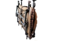 Mostal Camou 8-Bein Karpfenliege Gepolstert Angelliege Anglerliege Bedchair