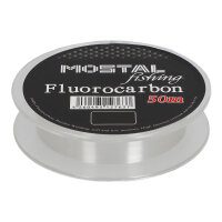 Mostal Fluorocarbon 0,18mm / 3,5kg / 50m Spule Vorfachschnur Fluoro Carbon Schnur