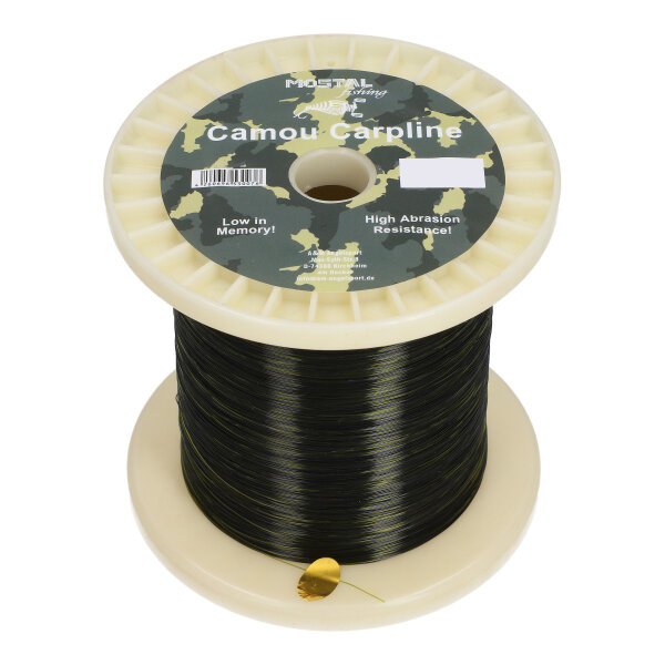 Mostal Camou Carpline 0,25mm / 7,2kg / 3000m Gro&szlig;spule Monofilschnur Camouflage