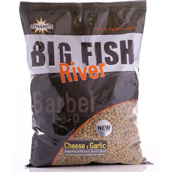 Dynamite Baits Big Fish River Cheese &amp; Garlic 1,8KG 4/6/8MM