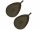Korda Flat Pear Inline Blister Karpfenbleie 2,5oz / 70g 2 St&uuml;ck Karpfen Bleie