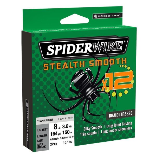 SpiderWire SS12SFS8-HVY SSM12 .09MM150M 7.5K HVYEL