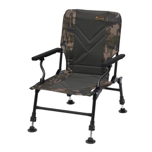 Prologic Avenger Relax Camo Chair mit Armlehnen Karpfenstuhl Angelstuhl Stuhl
