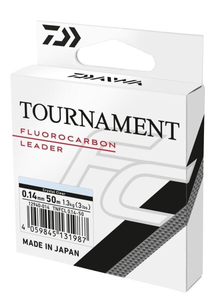 Daiwa Tournament FC 0.16mm 50m Fluorocarbon Schnur transparent
