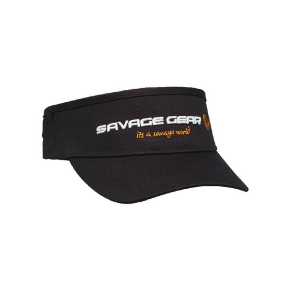 Savage Gear Sun Visor One Size Black Ink Kappe Sonnenschutz Cap