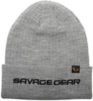 Savage Gear Fold-Up Beanie One Size Light Grey Melange...