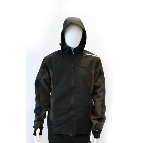 Shimano Jacket Jacke Gr. XXL Black Angeljacke Anglerjacke Regenjacke Wasserdicht