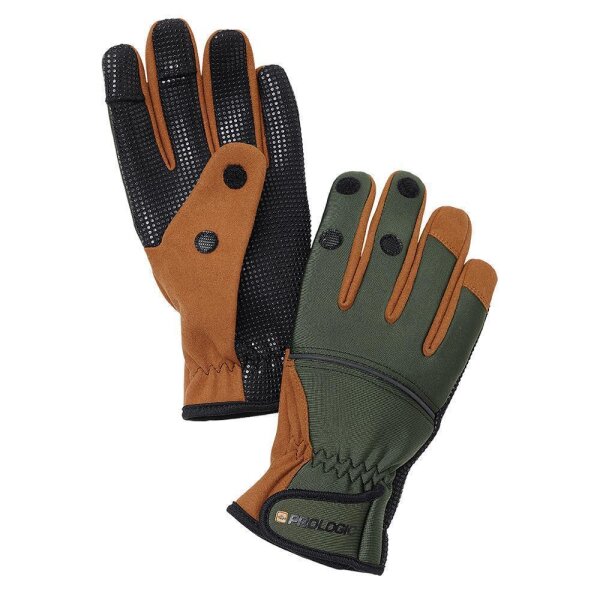 Prologic Neoprene Grip Gloves Gr. L Handschuhe Winter Angel Hand Schuhe