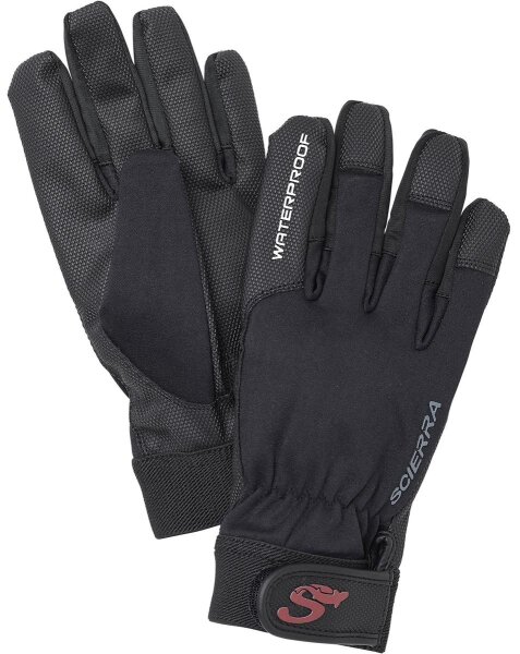 Scierra Waterproof Fishing Gloves Gr. XL Black Handschuhe Wasserdicht Hand Schuh