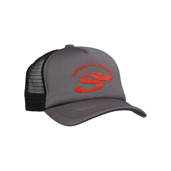 Scierra Logo Trucker Cap One Size Sedona Grey Anglerkappe Angelkappe