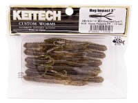 Keitech 3.5" Hog Impact - Electric Green Craw