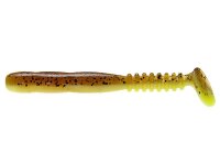 Reins 3.25&quot; FAT Rockvibe Shad - Motoroil PP. / Chartreuse