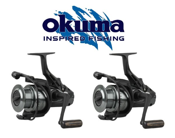 Okuma Custom Black CB-60 Karpfenrolle Weitwurfrolle Frontbremsrolle Karpfenangel