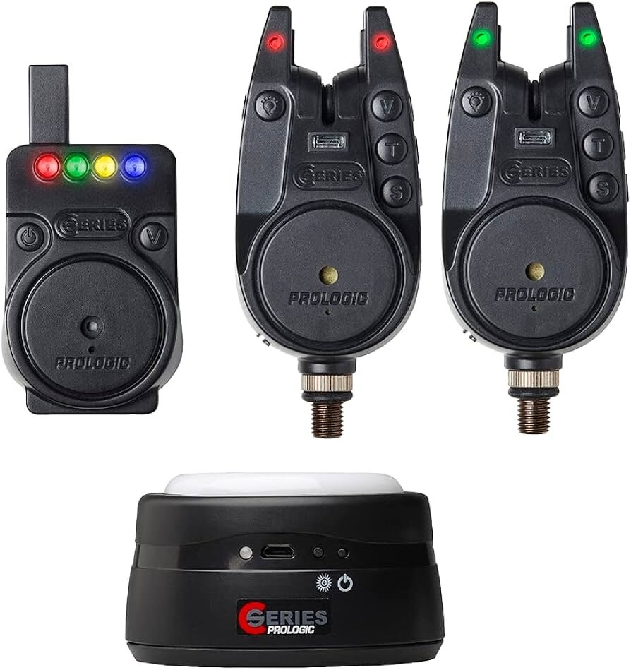 Licht/Blau Prologic C-Series Alarm 2+1+1 Red Green Funk-Bissanzeigerset Im Koffer