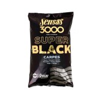 Sensas 3000 SUPER BLACK CARPE 1KG