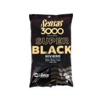 Sensas 3000 SUPER BLACK RIVER 1KG