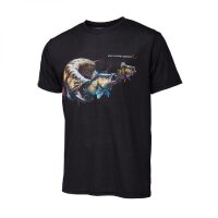 Savage Gear Cannibal Tee Black T-Shirt Angelshirt Angler...