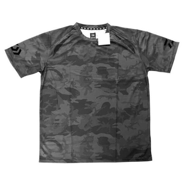 Daiwa T-Shirt atmungsaktiv camo grey Gr. M UV-Schutz