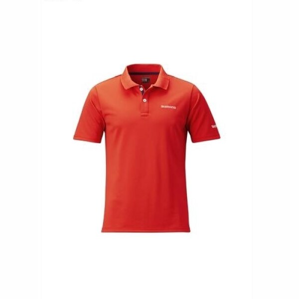 Shimano Polo Shirt (short sleeve) RED versch Gr&ouml;&szlig;en