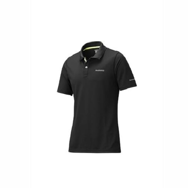 Shimano Polo Shirt (short sleeve) Black versch Gr&ouml;&szlig;en