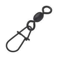 MADCAT STAINLESS SWIVELS W. EGG SNAP #2 120LB 55KG BLACK...