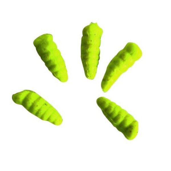 Berkley GULP! Alive Waxies/Asticots Kunstmaden 1cm chartreuse