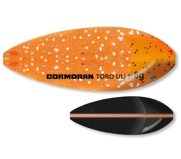 Cormoran Innerline Trout Spoon Toro ULi 1 - 4.0 orange / black Forellenblinker