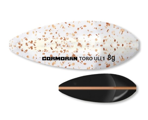 Cormoran Innerline Trout Spoon Toro ULi 1 - 4.4 pearl/black Forellenblinker