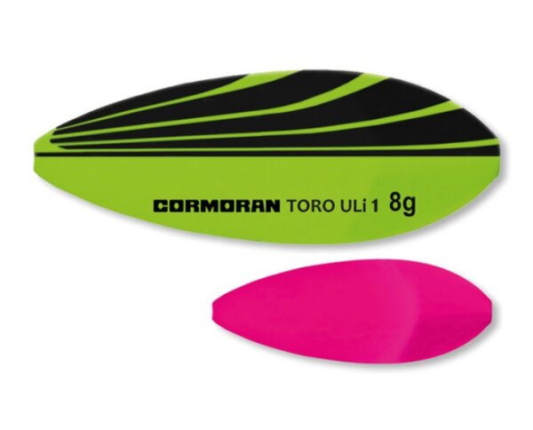 Cormoran Innerline Trout Spoon Toro ULi 1 - 4.4 green/pink Forellenblinker