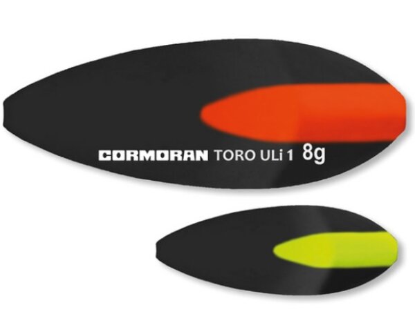 Cormoran Innerline Trout Spoon Toro ULi 1 - 4.4 black/black Forellenblinker