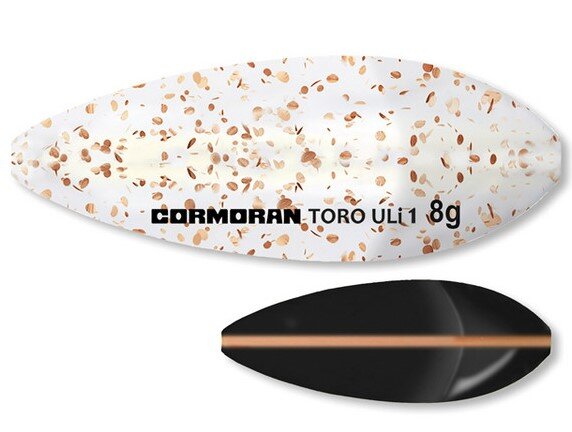 Cormoran Innerline Trout Spoon Toro ULi 2 - 4.0 pearl/black Forellenblinker