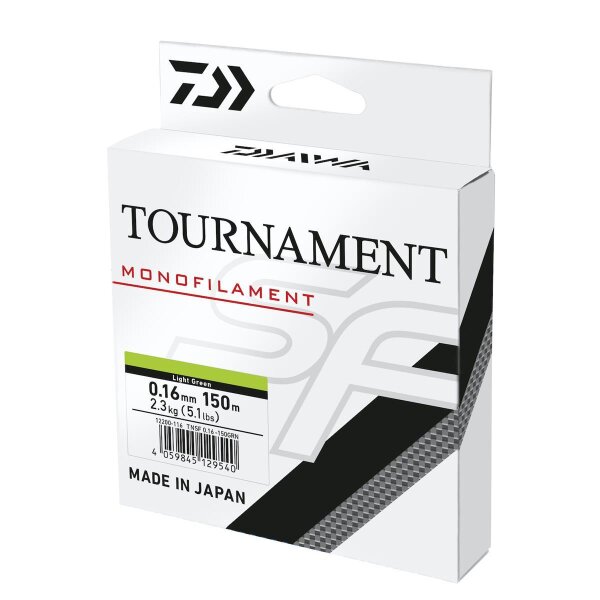 Daiwa Tournament SF 0,36mm / 7,9kg / 150m Monofile Schnur Light Green Monoschnur