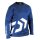 Daiwa D-Vec Longsleeve-Shirt Gr. S blau Angelshirt Anglershirt Shirt