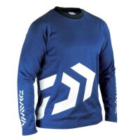 Daiwa D-VEC Longsleeve-Shirt M blau Angelshirt