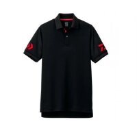 Daiwa DE-7906 Black X Red Gr. 4XL Polo Shirt Angelshirt...