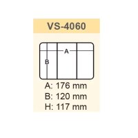 Meiho VS-4060 Schwarz Transparente Box Spinnerbox Kunstk&ouml;derbox K&ouml;derbox