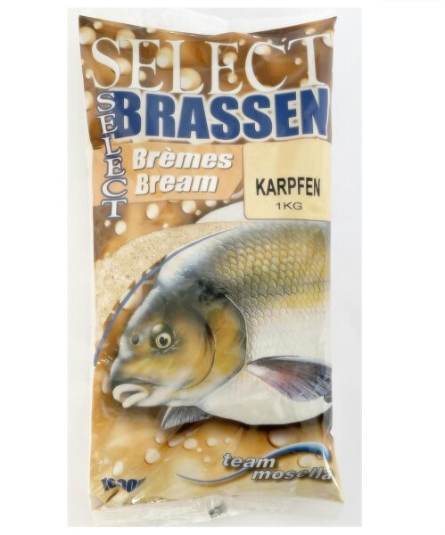 Mosella Select Karpfen-Brassen 1kg Grundfutter Angelfutter Fertigfuttermix