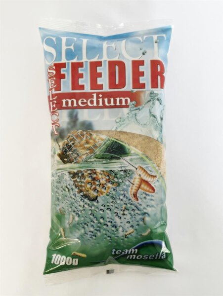 Mosella Select Feeder Medium 1kg Grundfutter Angelfutter Feederfutter Futtermix